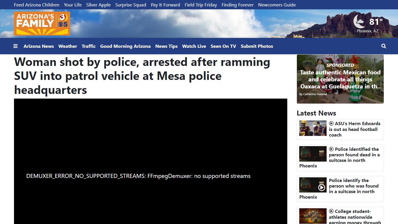 Woman shot by police, arrested after ramming SUV into patrol vehicle at ...